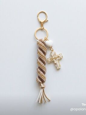 Ivory Blessings Keychain